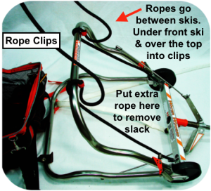 Original Water Winger rope clip instruction card